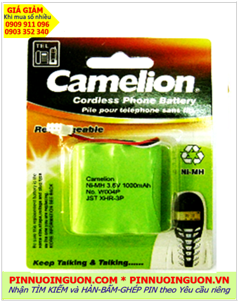 Camelion W004P, Pin điện thoại bàn không dây Camelion W004P (NiMh 3.6v-AA1000mAh)